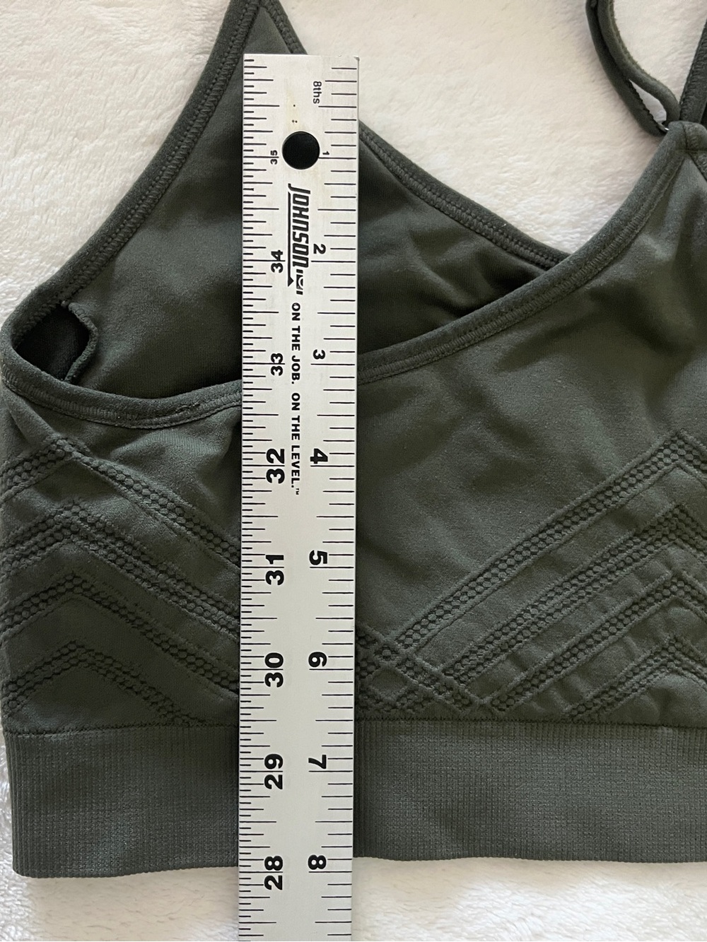 DSG Olive Skort with mesh shorts and Tie waist Tank, Matching Bralette - Picture 12 of 12